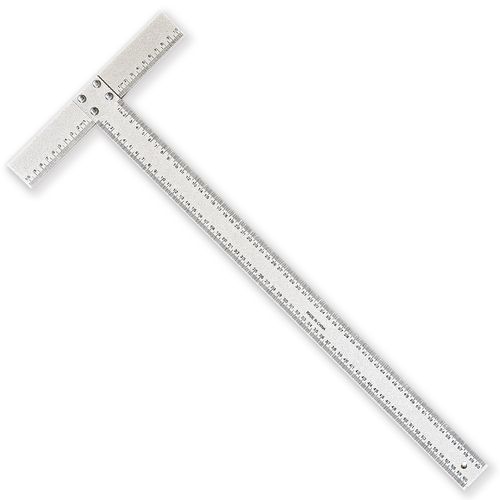 툴리버 T자 티자 알루미늄 타일 제도용 건축 설계 600mm 60cm 자 중 40mm, 1개