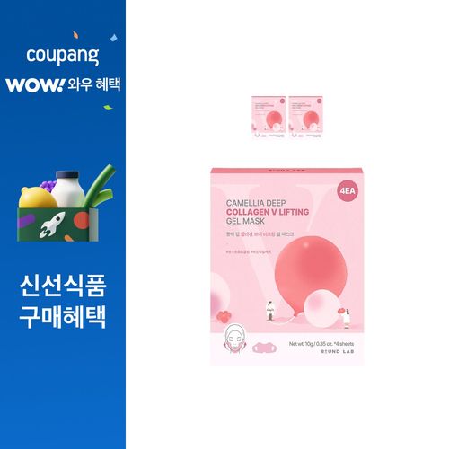 라운드랩 동백 딥 콜라겐 브이 리프팅 겔 마스크 10g, 4개입, 3개