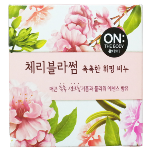온더바디 체리블러썸 촉촉한 휘핑 비누