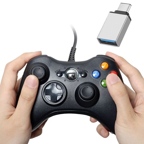 원신 모바일 게임패드 올인원 세트 PC 스마트폰 컨트롤러(XBOX360호환패드 + OTG젠더)