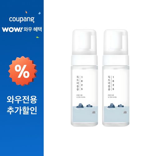 라운드랩 1025 독도 버블 클렌징 폼, 150ml, 2개