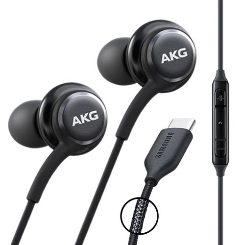 삼성 AKG 이어폰 신형 C타입 갤럭시 S20 S21 S22 S23 Z시리즈 울트라 노트 인강 게임용, 블랙, AKG