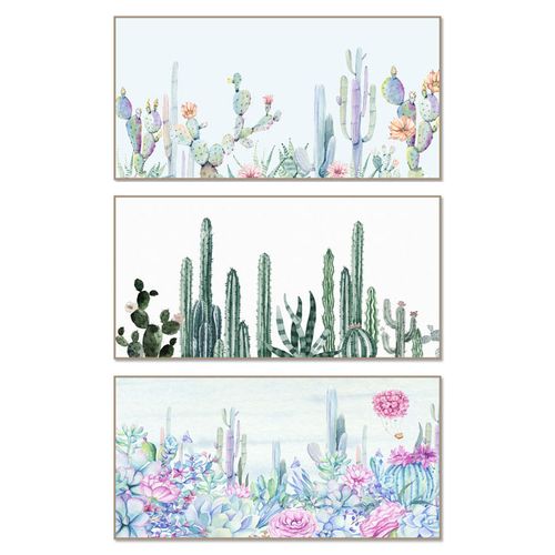 선인장 보태니컬 5점 소형 30x60cm 보태니컬 액자 홈스타일링