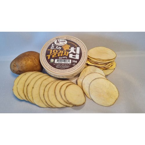 노슈가 노솔트 노오일 오직 100% 감자만으로 구운감자칩 1용기 75g, 75g, 2개