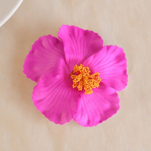 5/10Pcs 하와이 히비스커스 꽃 여름 열 대 해변 생일 파티 테이블 장식 DIY 머리 장식 웨딩 인공 꽃