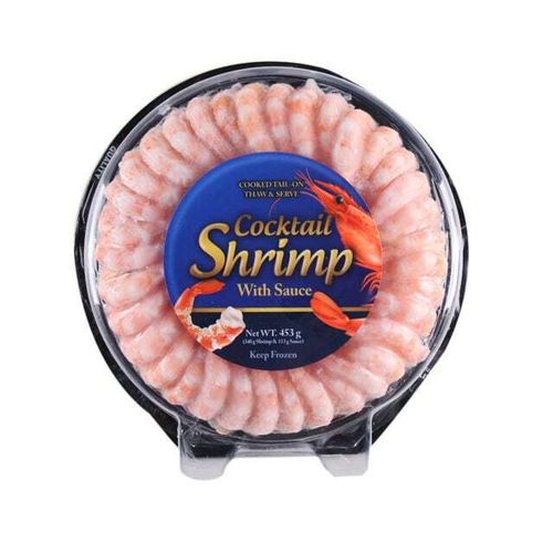 냉동 자숙 칵테일새우 453g 손질새우 새우링 요리용, 1개, 냉동 자숙칵테일쉬림프링 453g