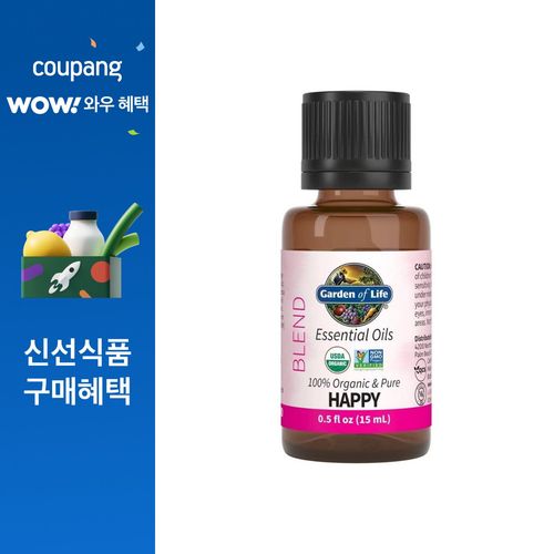 가든오브라이프 에센셜 오일 블렌드 해피, 1개, 15ml