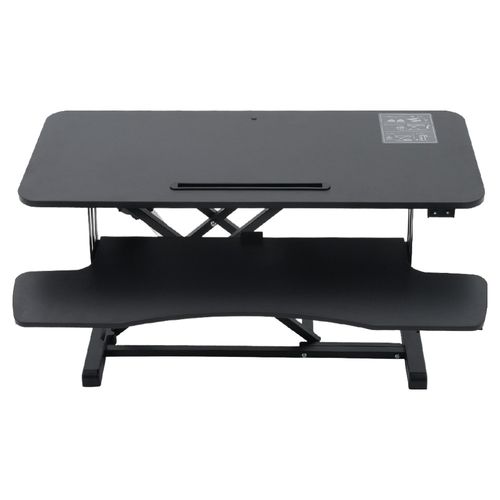 카피어랜드 덱스탑 거치형 전동 스탠딩 데스크 NE950 ONE SIZE(950 x 615 x 156~480 mm), 블랙