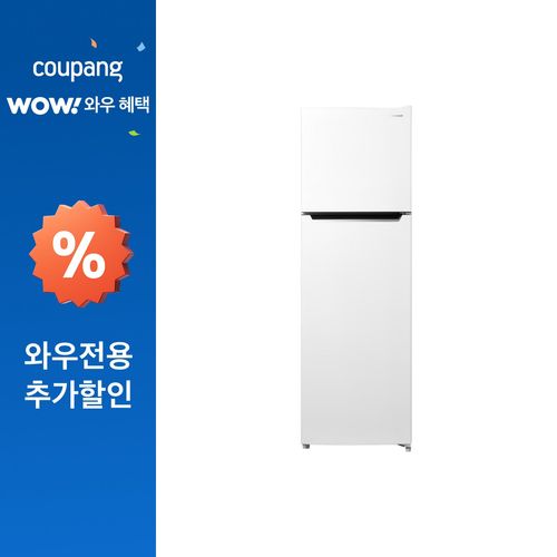 캐리어 클라윈드 슬림 255L 2도어 냉장고 방문설치, KRNT255WEM1