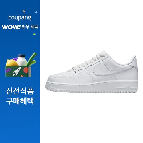 나이키 남성용 에어포스 1'07 운동화 CW2288-111 + 추가 신발끈 세트