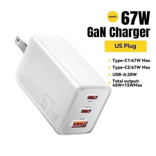 Essager 67W GaN USB 유형 C 충전기 PPS 65W QC 4 0 PD 3 15 14 13 전화 노트북 Chagers 용 고속 충전