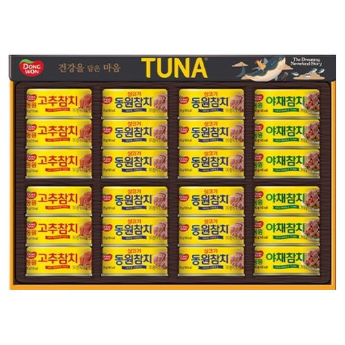 동원참치 선물세트 O-24호 + 부직포백, 1세트