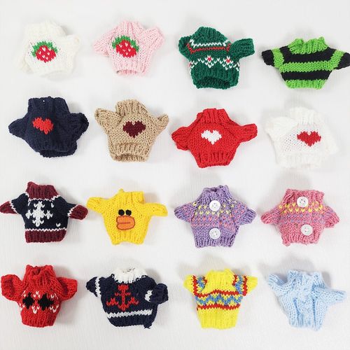 모루 인형옷 10cm 15cm 그로밋옷 인형키링옷 니트티