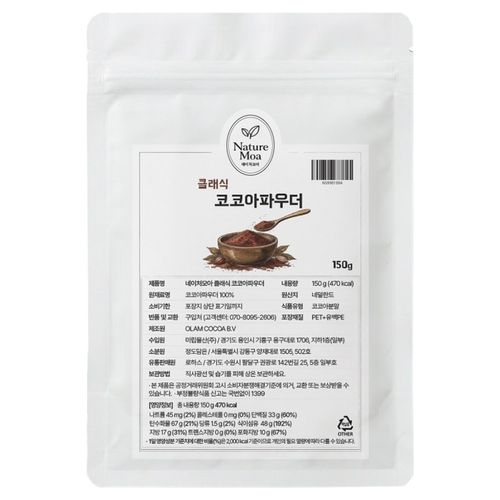 네이처모아 클래식 코코아파우더, 150g, 1개, 1개입