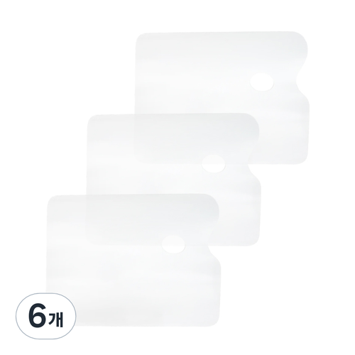 다한진 아크릴팔레트 사각형(중)298mm205mm*2mm, 6개