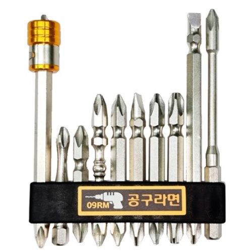공구라면 (09RM) 드라이버 비트 자화기 세트 11종, 1개