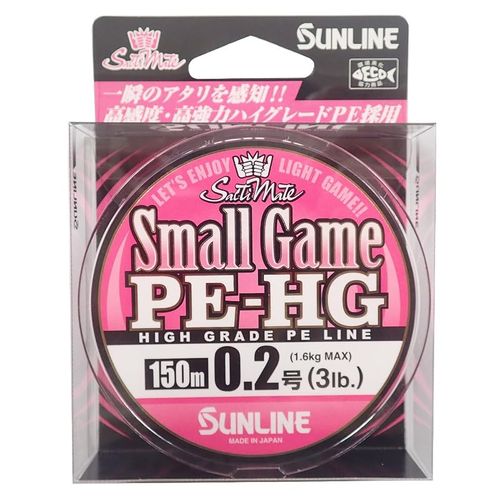 선라인 SUNLINE 라이트 솔트 대응 올 커버 고감도·초고강력 4개 세트 HG-PE 라인 솔티메이트 소형 게임 PE HG 150m 사쿠라 핑크 0.2호 3lb