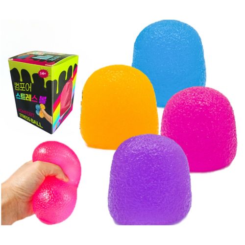 컴포어 스트레스볼 말랑이 클레이, 파란색, 260g, 1개