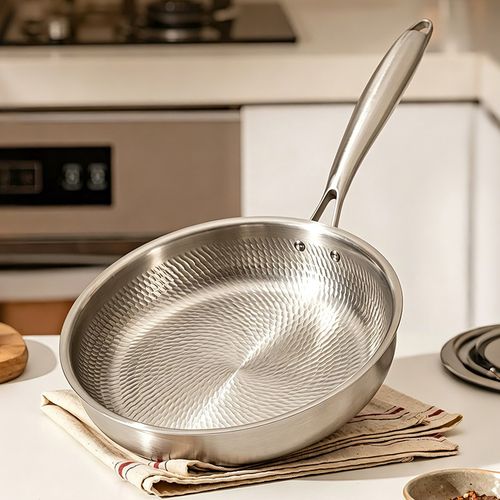 STS304 티타늄 스텐 프라이팬 무코팅 인덕션 후라이팬, 1개, 28cm