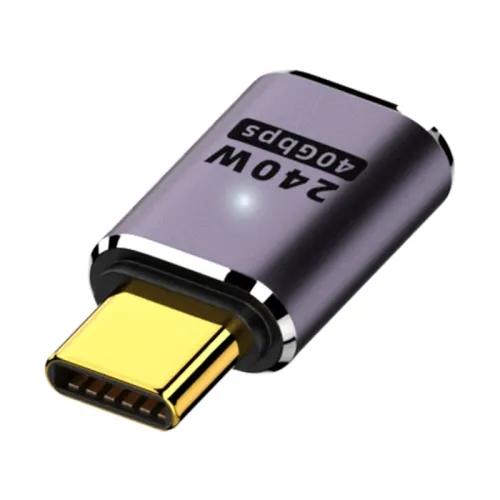 PD240W USB4.0 유형 C 고속 충전 어댑터 변환기 40Gbps 데이터 동기화 커넥터 MacBook 용 8K@60Hz OTG