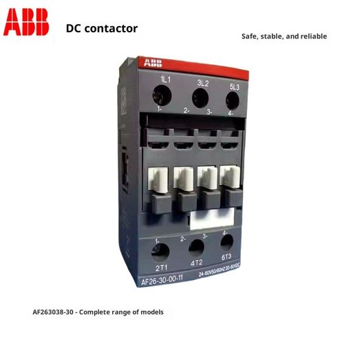 ABB AC 컨택터, AF 시리즈 DC 코일 DC 컨택터, AC 및 DC 겸용 AF26/AF30/AF38-30-00, AF30/AF38-30-11, AF26/AF38-40-00