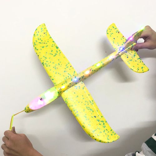 33/50CM 대형 폼 글라이더 비행기 손으로 던지는 비행기 가벼운 관성 버블 야외 발사 장난감 남자아이 선물