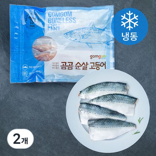 곰곰 순살 고등어 (냉동), 500g, 2개