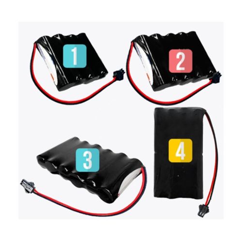 RC카 배터리 NI-CD 600mAh 4.8V 6V 7.2V 모음