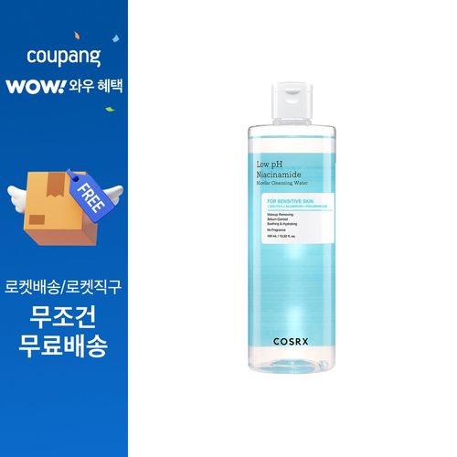 코스알엑스 약산성 나이아신아마이드 미셀라 클렌징 워터, 400ml, 1개