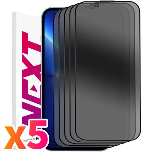 NEXTMOBILE 3+2 아이폰13 프로 프로맥스 미니 터치감 좋은 사생활 보호 풀커버 강화유리 액정 보호 필름