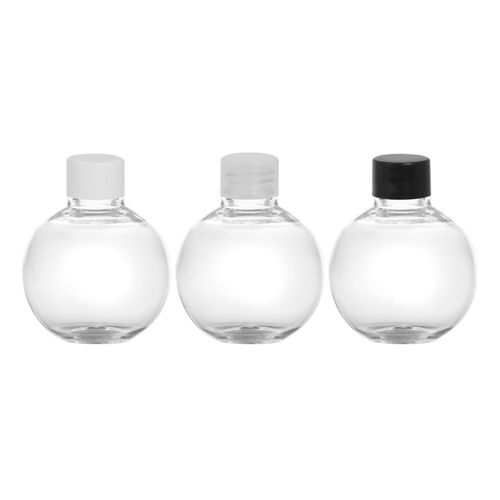 AB60투명 60ml 일반캡 낱개 플라스틱 페트병, 60ml 검정캡, 1개