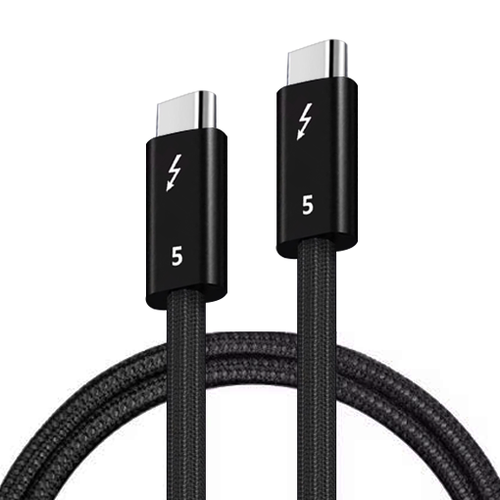 썬더볼트5 C to C 케이블 80Gbps 16K 240W, 1개, 블랙, 2m