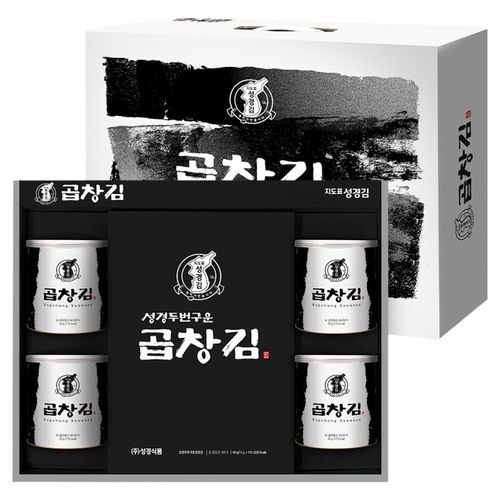 지도표성경 성경곱창캔김 종합 선물세트, 1세트