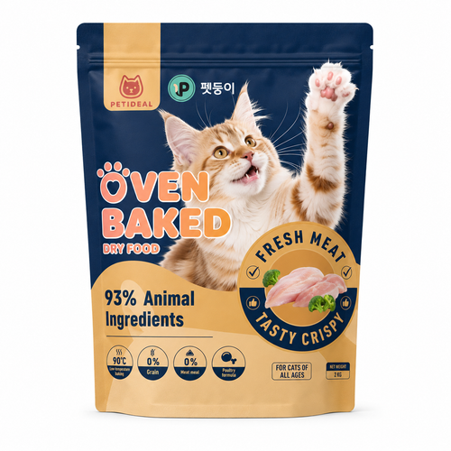 펫둥이 오븐베이크 고양이 사료 닭고기맛 2kg