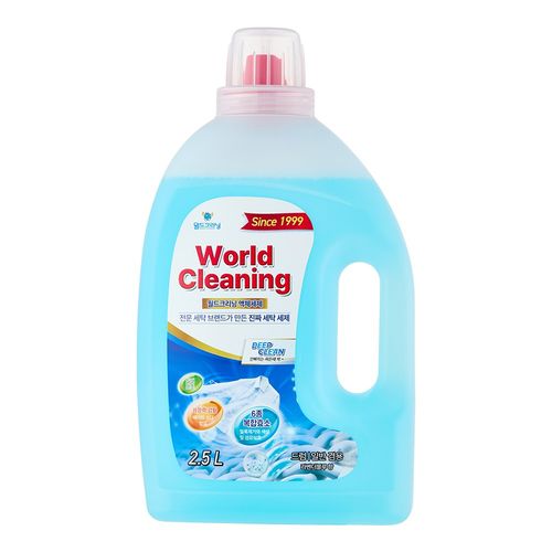 월드크리닝 딥클린 라벤더블루향 액체세제 일반드럼겸용, 1개, 2.5L