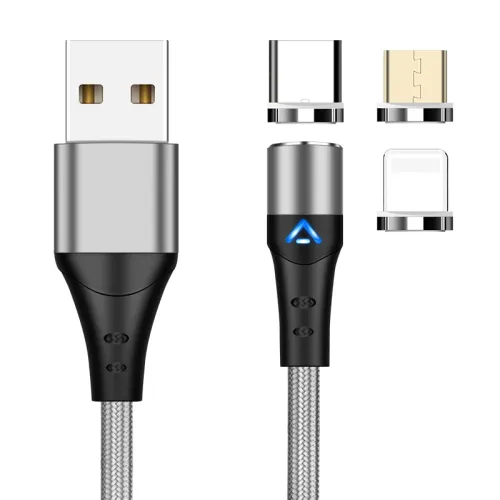 5A 마그네틱 USB C 케이블 iPhone 13 용 초고속 충전 마이크로 유형 Samsung Xiaomi Huawei P30 안드로이드