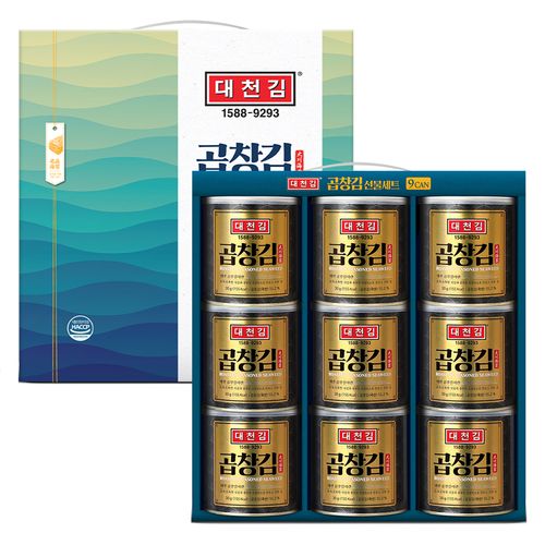 대천김 명품캔김 30g x 9p 선물세트, 1세트