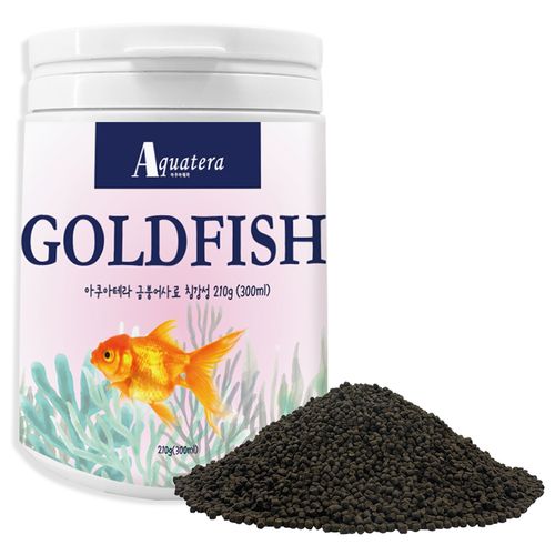 아쿠아테라 금붕어사료 침강성, 300ml, 210g, 1개