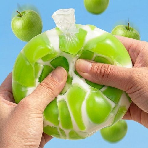 더그릿 청사과 왁뿌볼 말랑이 왁스 뿌시기 스트레스볼 스퀴시, 1개, 50g, 연두색