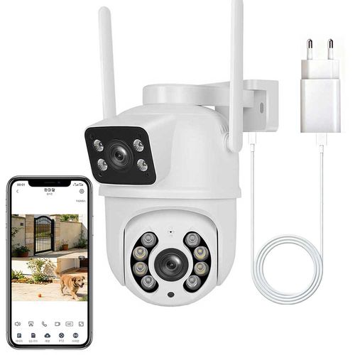 600만화소 무선 cctv 실외용 WiFi 홈 카메라, 1개, IPC-HS08-White