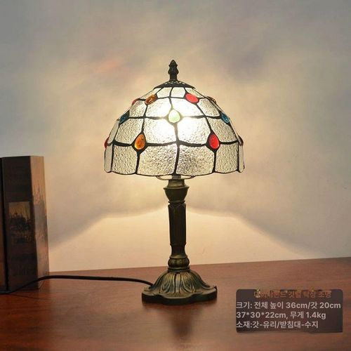 스테인드글라스 조명 레스토랑 침실 테이블 카페 유리공예