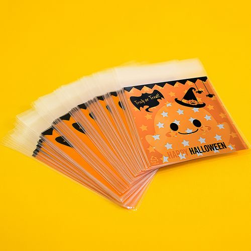 파티쇼 할로윈 사탕 opp 포장지 100p, 오렌지, 2개