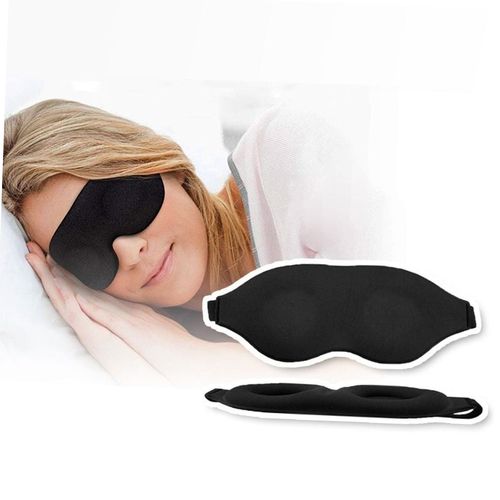 블랙 3d 쿠션 수면안대 입체 눈가리개 휴식용 여행수면 사무실낮잠