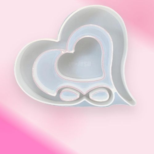 사진 액자용 레진 몰드, 하트 실리콘 몰드, 에폭시 레진과 호환, 에폭시 캐스팅 몰드, DIY 사진 액자, 아트 공예, 홈 데코