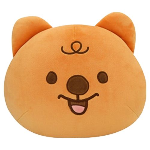 키키쿼카 미니 페이스 인형쿠션, 브라운