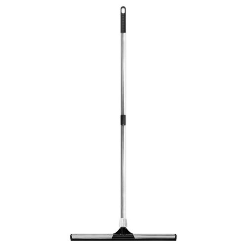 월드크린 리뉴 이중드라이어 물 밀대 55cm + 2단 스텐봉 블랙 세트, 1세트, 밀대헤드(55 x 12 cm), 스텐봉(80~150cm)