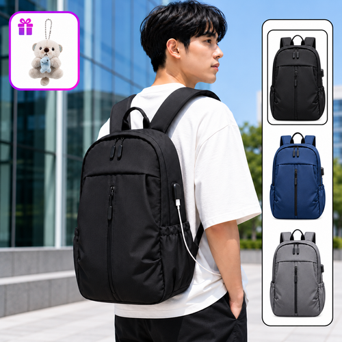 비지니스 백팩 출퇴근 출장용 USB 충전