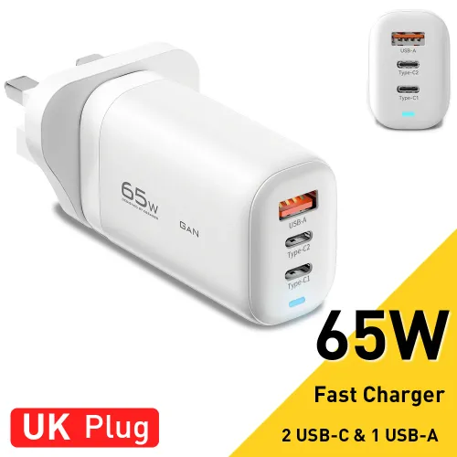Essager-65W GaN USB c형 충전기, 노트북 PPS 45W 25W 고속 충전 QC3.0 PD3.0 아이폰 14 13 프로 휴대폰
