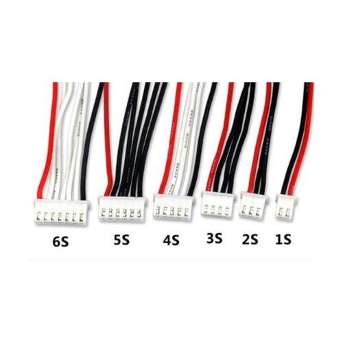 배터리 밸런스 케이블 커넥터 하네스 1.2.3.4.5.6 셀 XH2.54 RC Lipo 단자 터미널 변환 케이블, 1개
