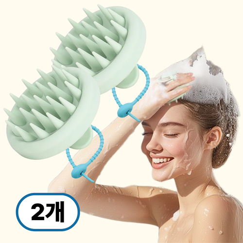 디에노브 실리콘 두피 마사지 샴푸 브러쉬